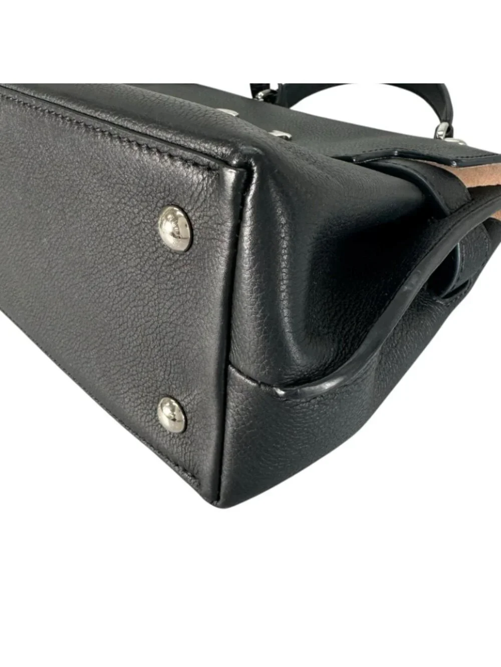 Louis Vuitton Lockme Eva BB Handbag Leather Navy 2-Way